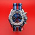 Martini Inspired Chronograph Precision Meets Timeless Motorsport