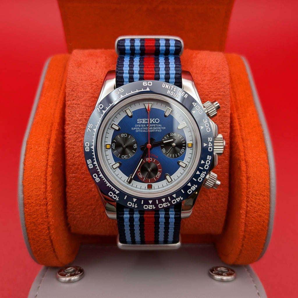 Martini Inspired Chronograph Precision Meets Timeless Motorsport
