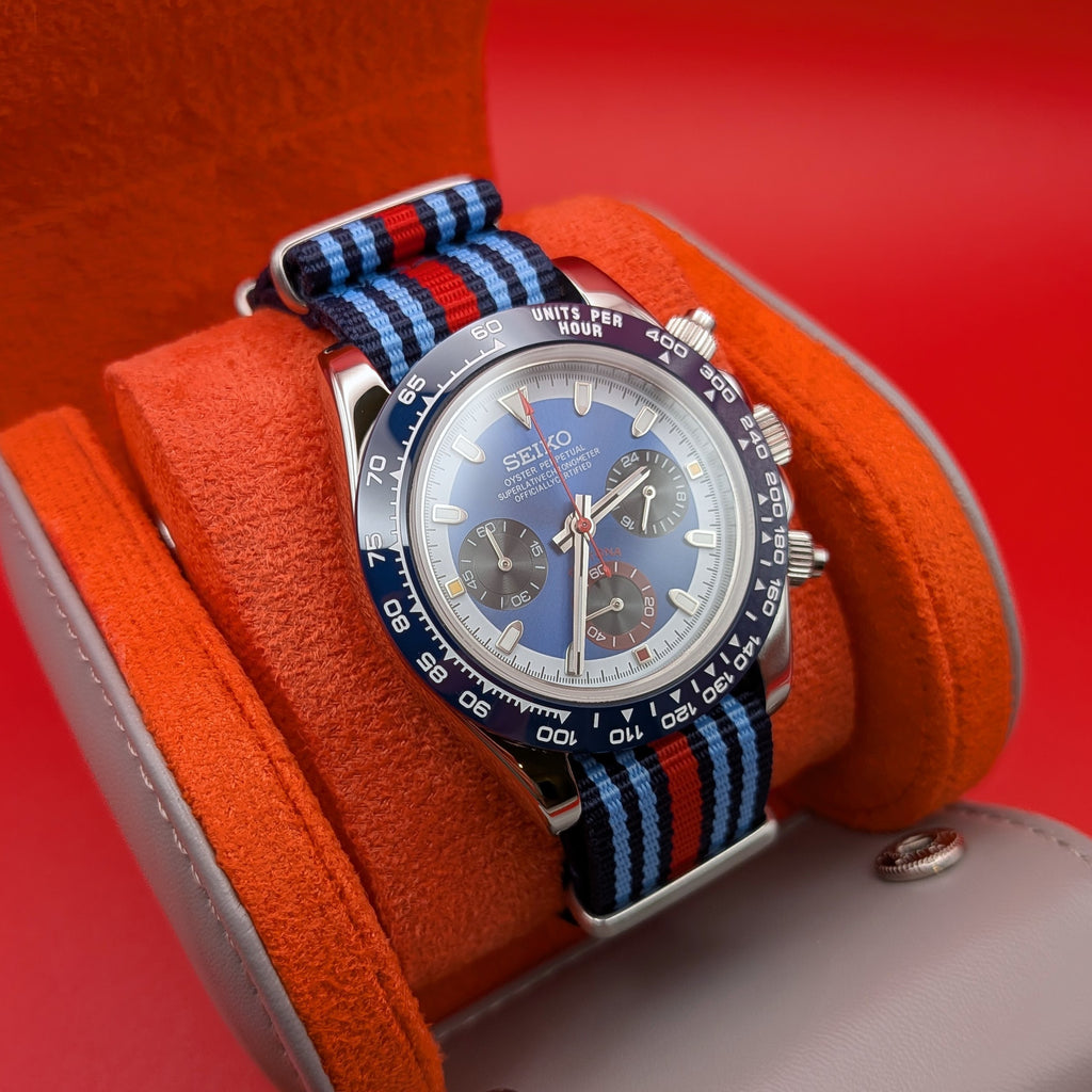 Martini Inspired Chronograph Precision Meets Timeless Motorsport