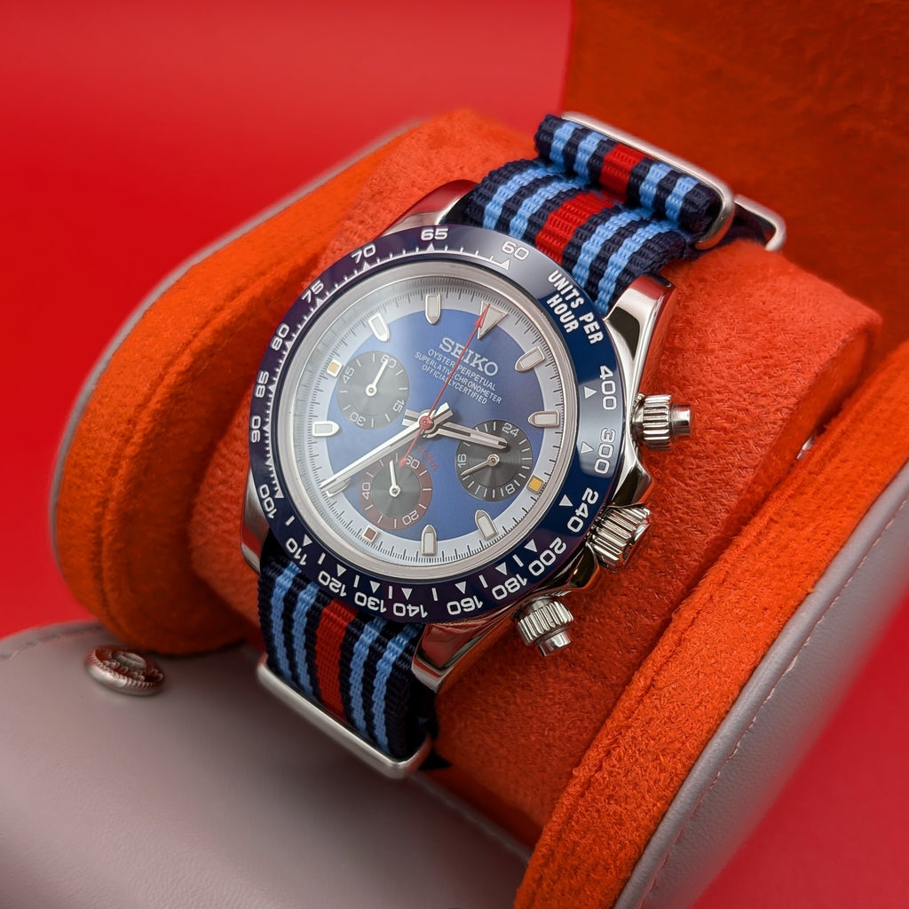 Martini Inspired Chronograph Precision Meets Timeless Motorsport