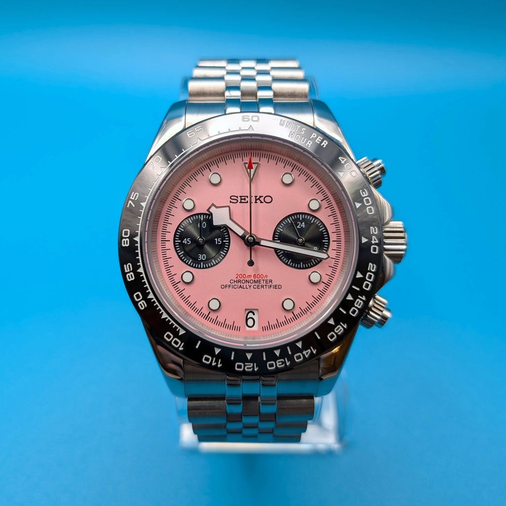 Classic Chronograph Bold Color Timeless Presence