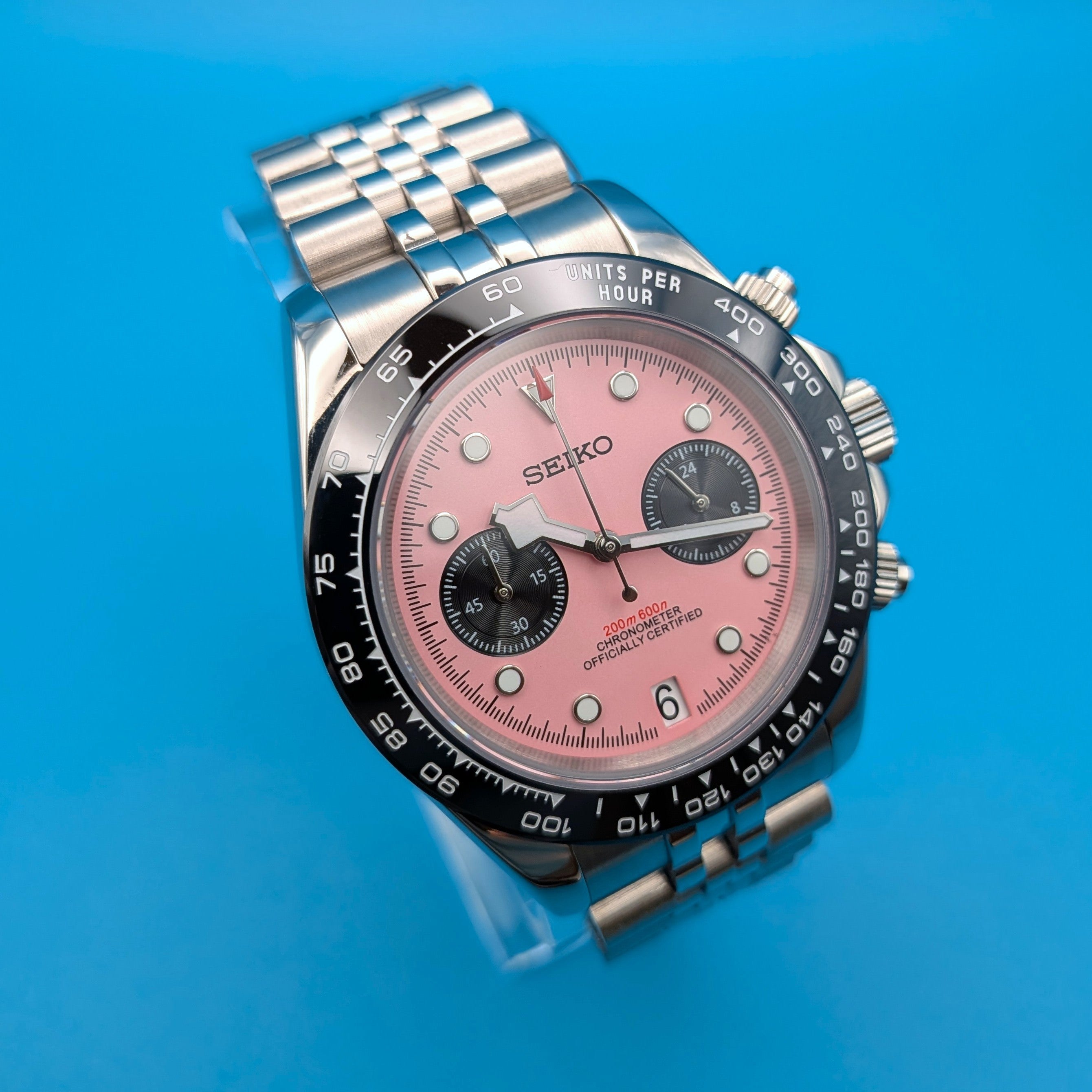 Classic Chronograph Bold Color Timeless Presence