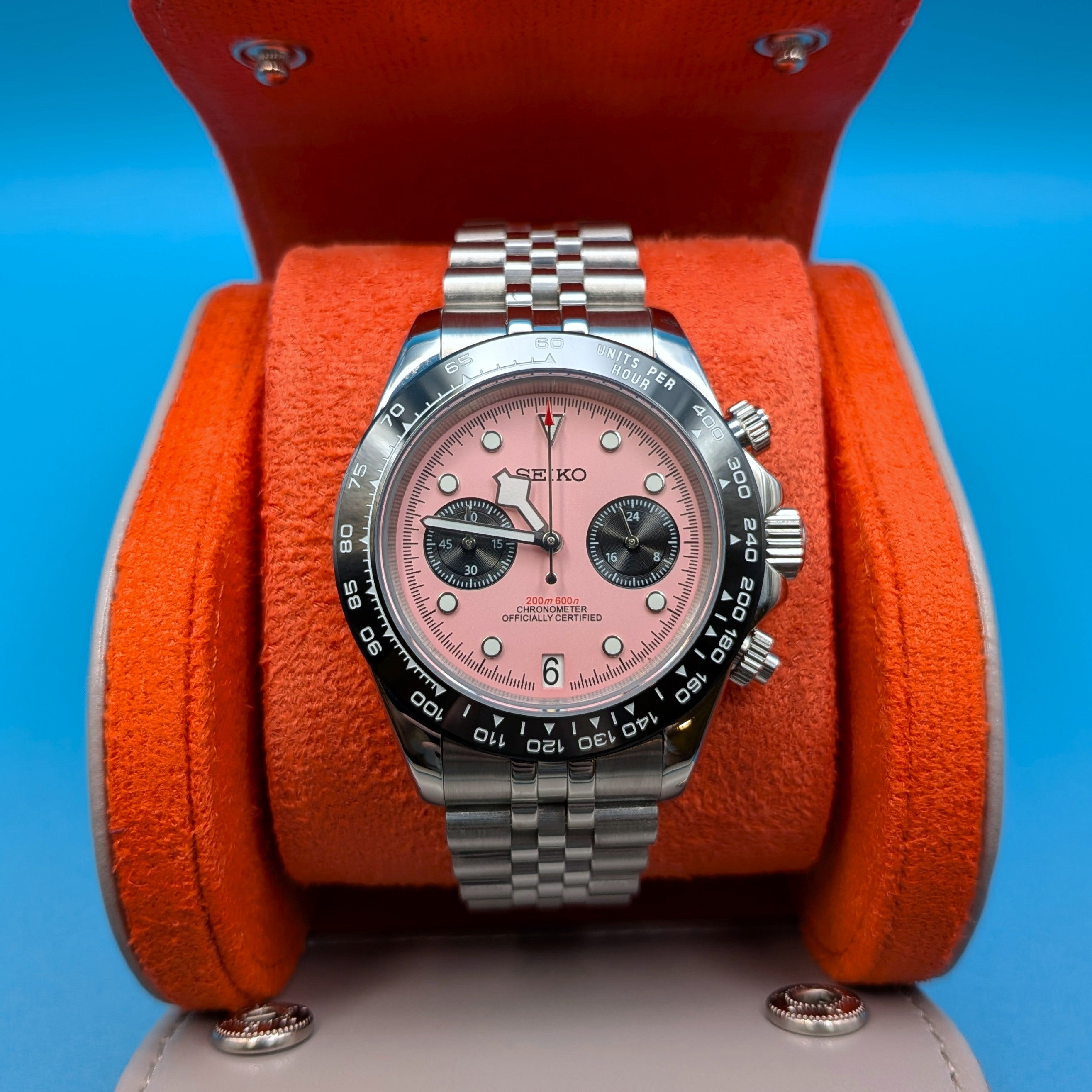 Classic Chronograph Bold Color Timeless Presence