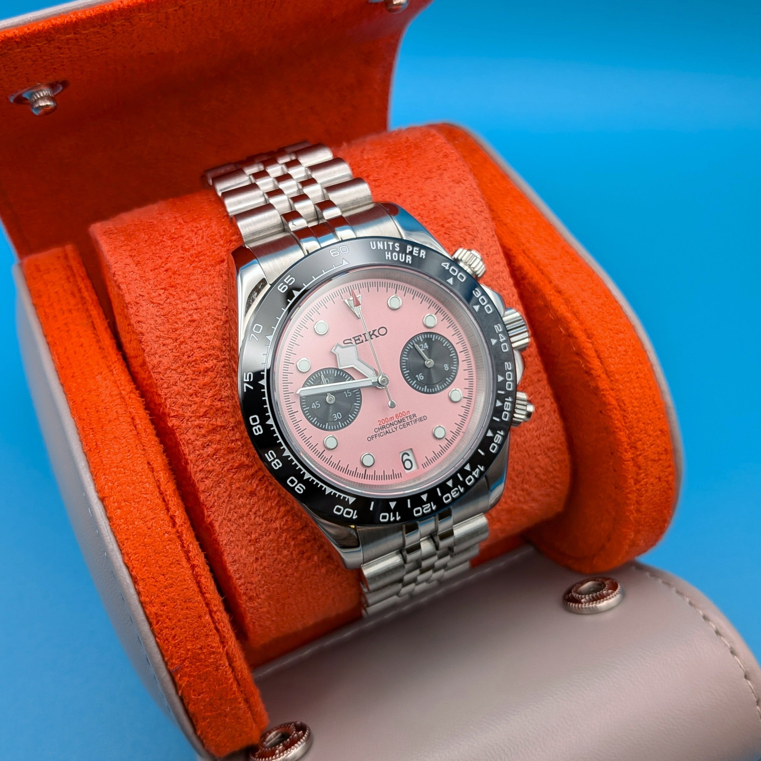 Classic Chronograph Bold Color Timeless Presence