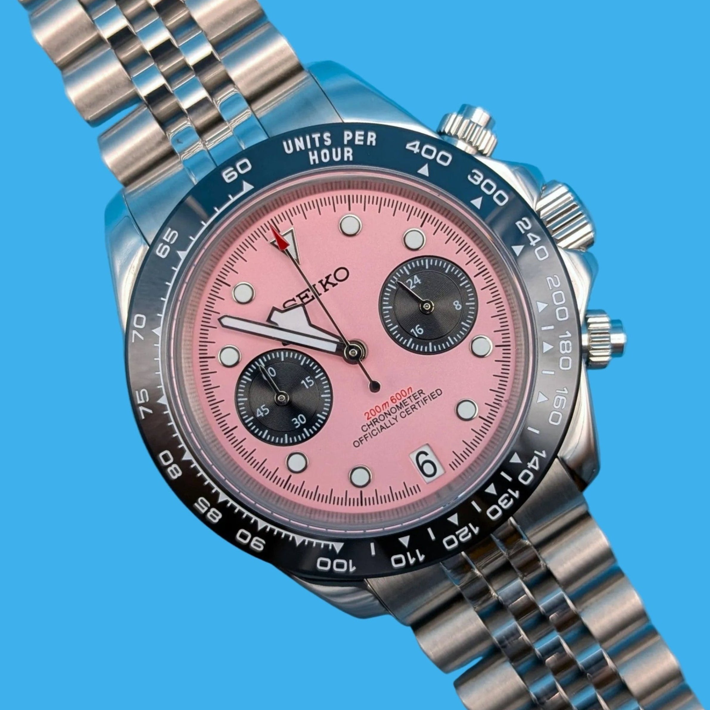 Classic Chronograph Bold Color Timeless Presence
