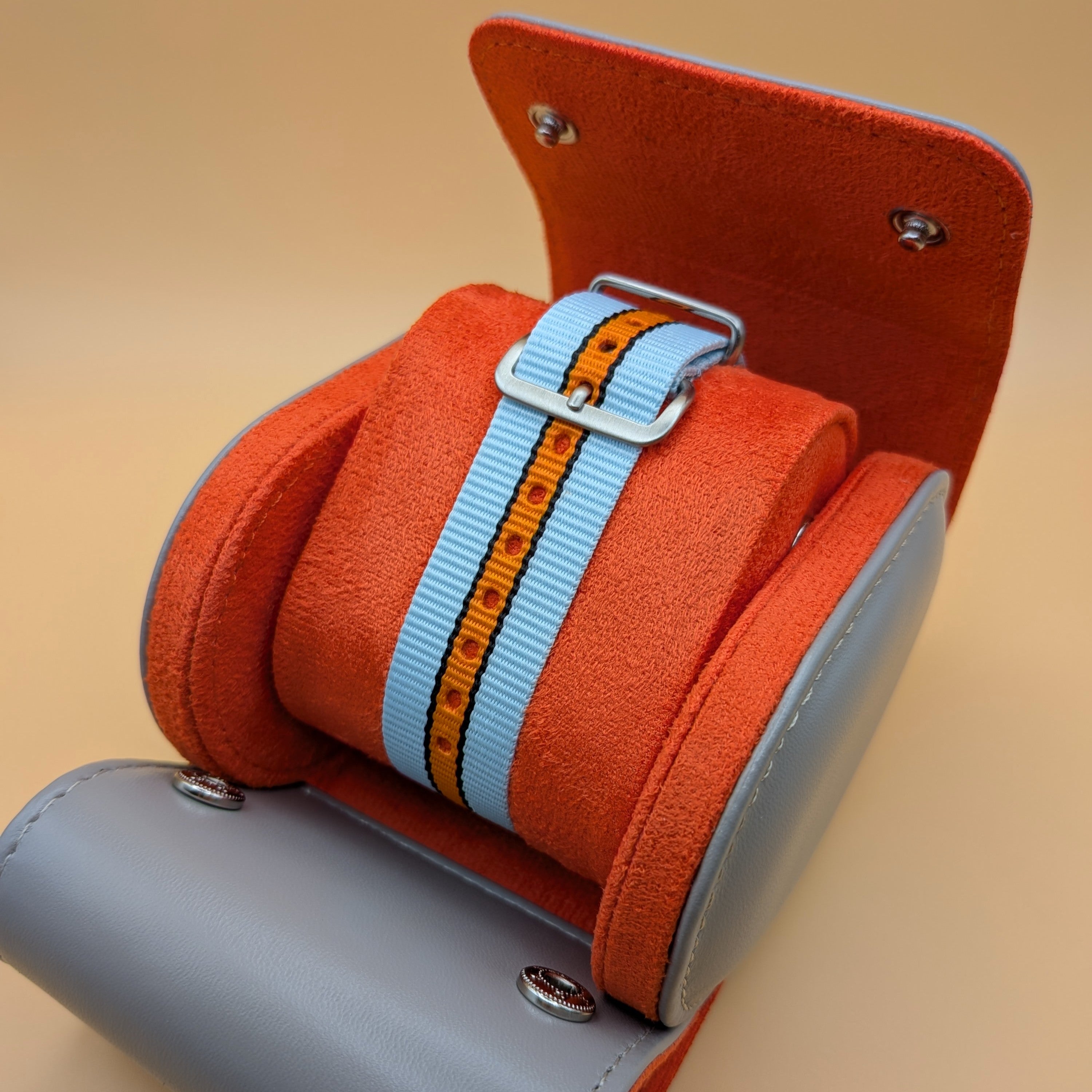 Gulf Racing Inspired Chronograph Iconic Motorsport Style on Your Wrist