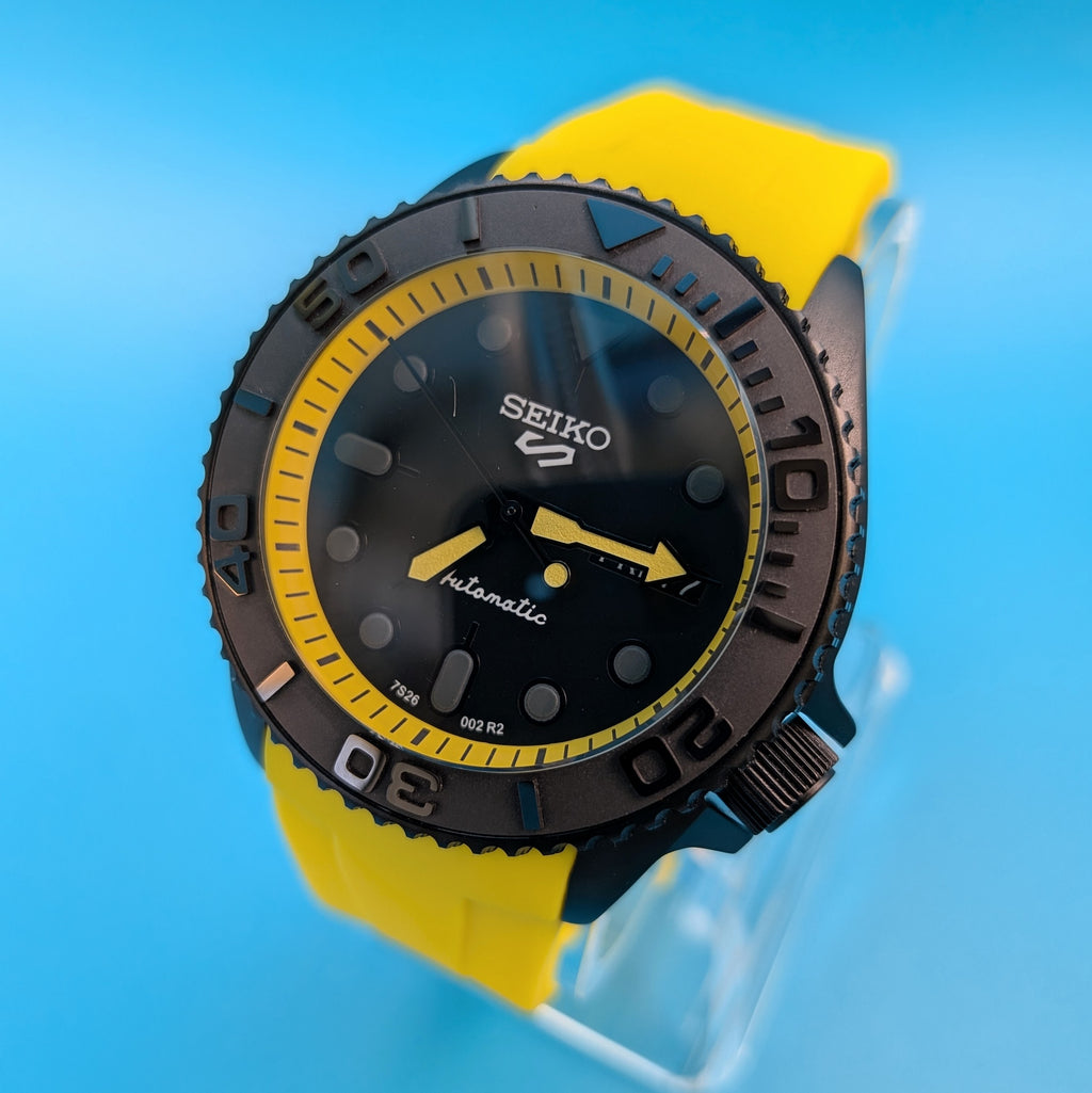 Automatic Diver Black & Yellow Adventure Edition Watch