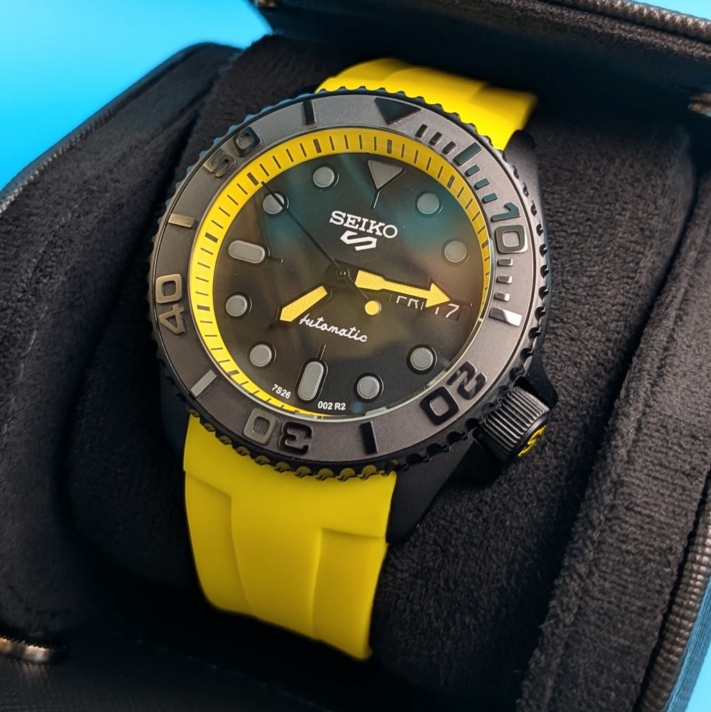 Automatic Diver Black & Yellow Adventure Edition Watch