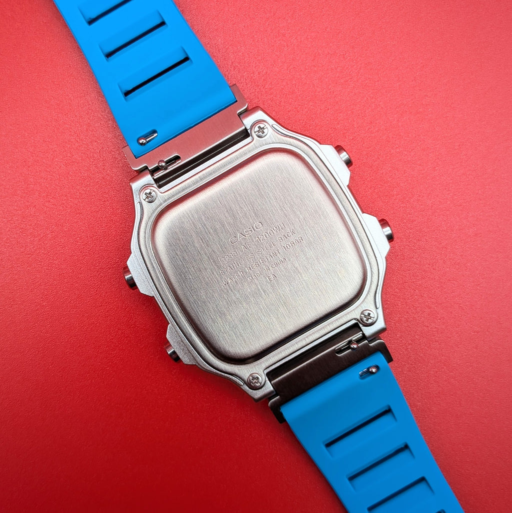 Casio AE-1200 Mod Multicolor Blue Strap