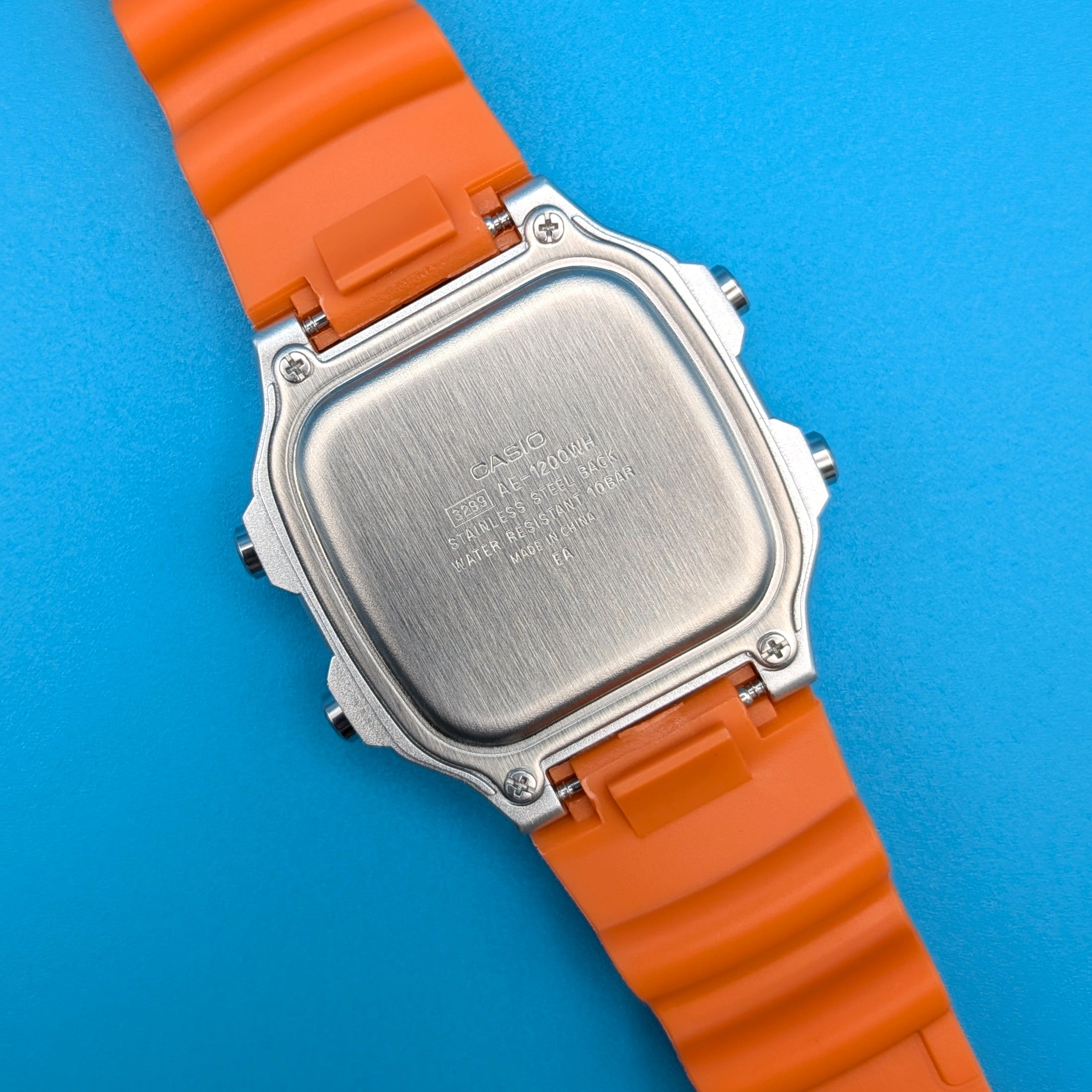 Casio AE-1200 Mod NASA Inspired Orange Strap