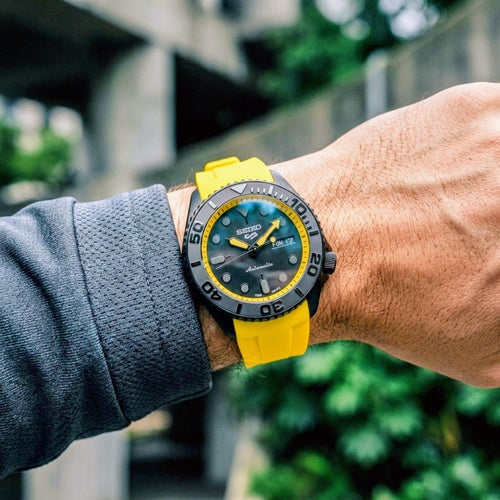 Automatic Diver Black & Yellow Adventure Edition - Hands On Time