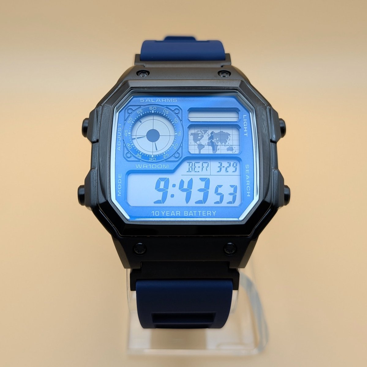 Casio AE-1200 Mod Blue & Black Edition - Hands On Time