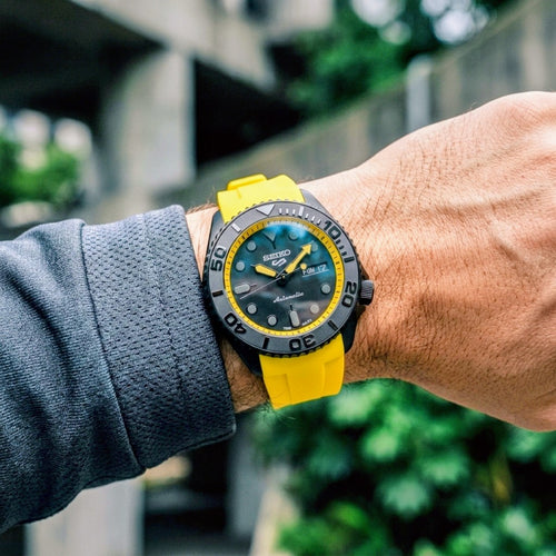 Automatic Diver Black & Yellow Adventure Edition Watch