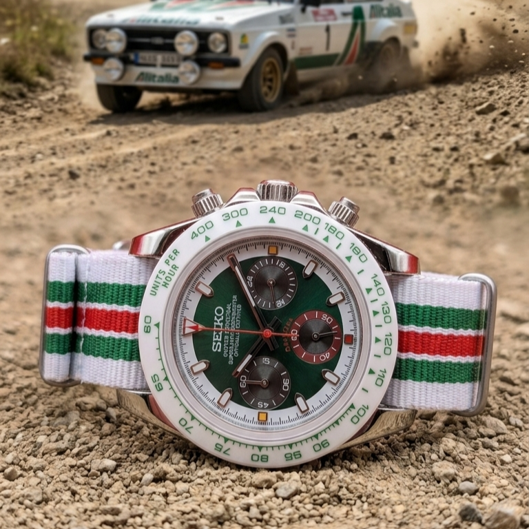 Rally Inspired Chronograph Born from the Golden Era of Racing