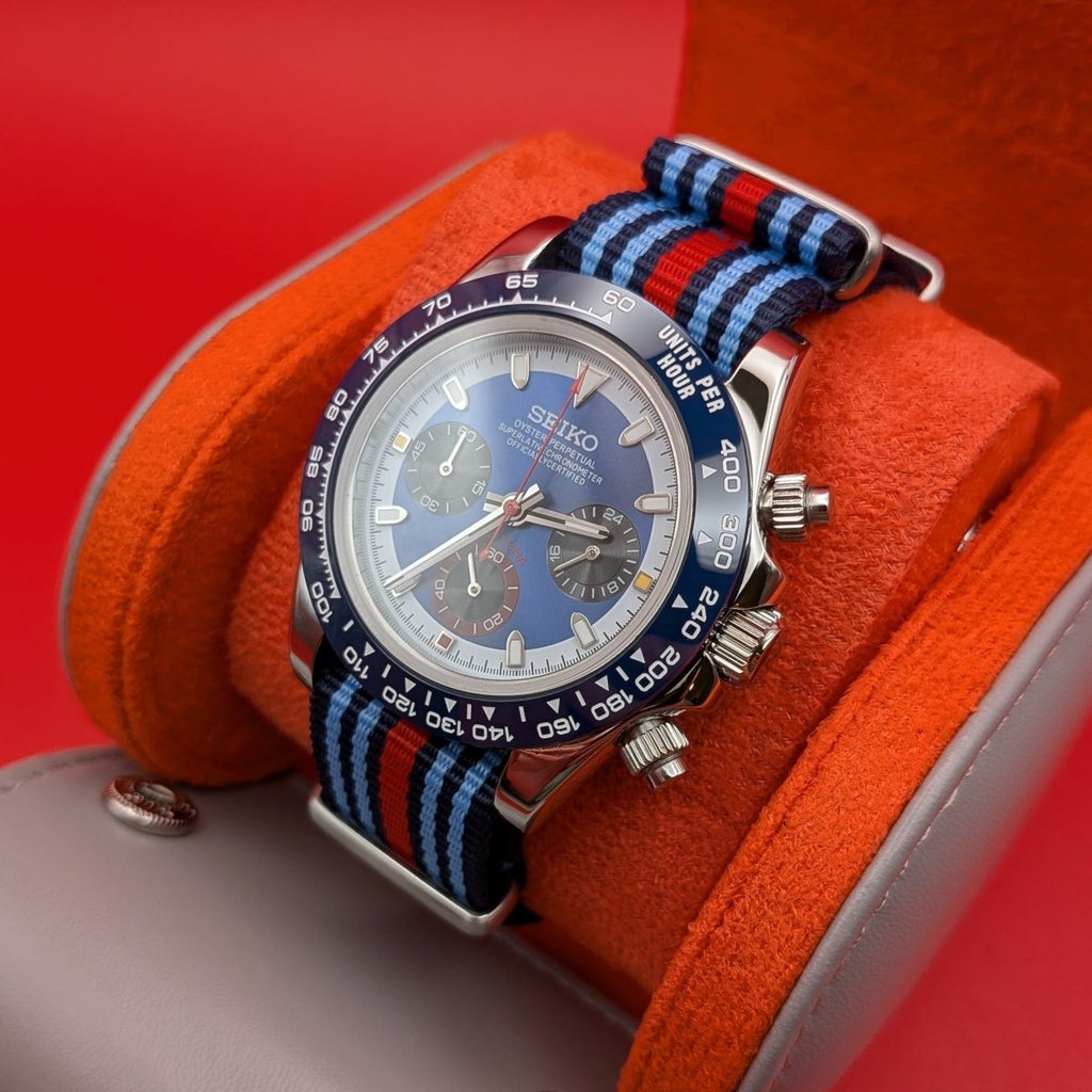 Martini Racing Inspired Chronograph - Hands On Time
