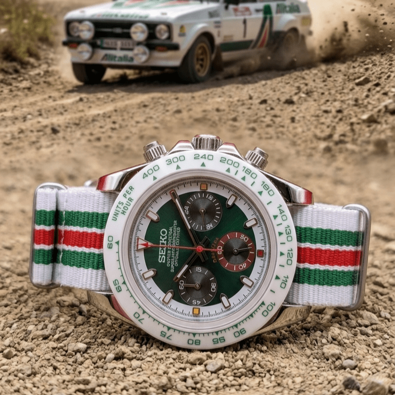 Rally Inspired Chronograph - Hands On Time